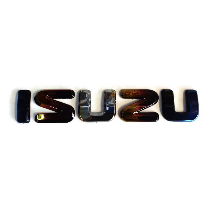 ป้าย-logo-isuzu-dmax-2020-2021-2022-โลโก้กระจังหน้า-isuzu-สีไทเทเนี่ยม-แบบครอบทับ-มีกาวติดด้านหลัง-ร้านนี้การันตีคุณภาพ