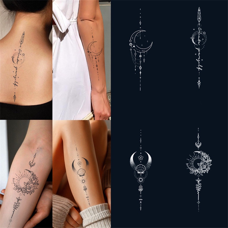 magic-tattoo-สติกเกอร์รอยสักชั่วคราว-ลายขนนก-กันน้ํา-ติดทนนาน-15-วัน