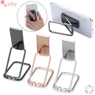 ภาพหน้าปกสินค้าLILY 360 Rotation Foldable Stand Back Ultra Thin Phone Ring Holder Multi Angle Portable For Desk Metal Finger Kickstand ที่เกี่ยวข้อง