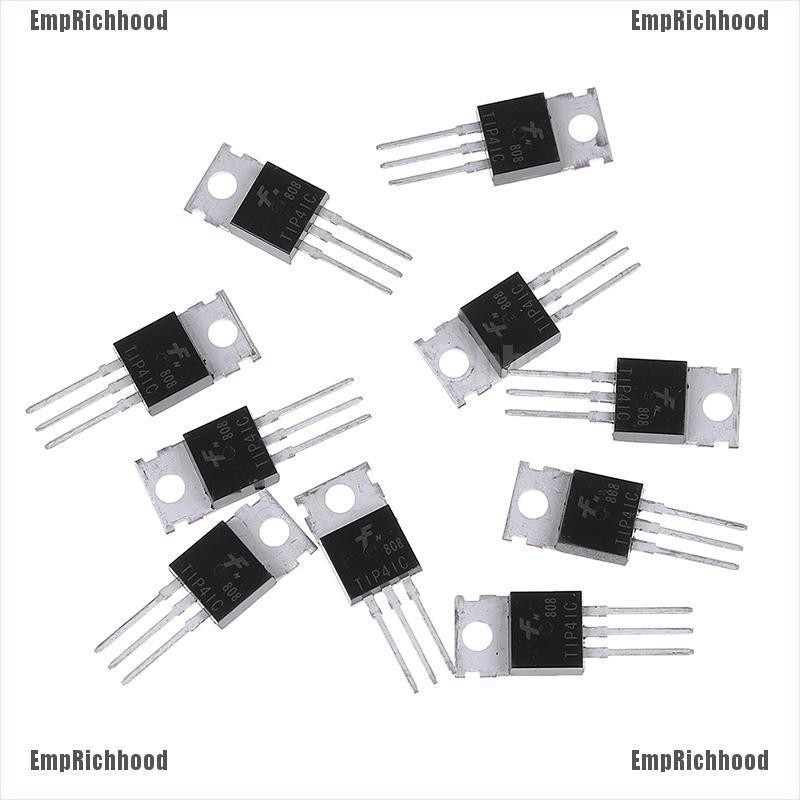 ทรานซิสเตอร์-ปลาย-41-c-tip-41-npn-to-220-10-ชิ้น