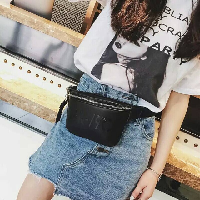 shoulder-bag-กระเป๋าใช้งานได้สองแบบเลย-คาดอก-คาดเอวได้-พร้อมส่ง6สี