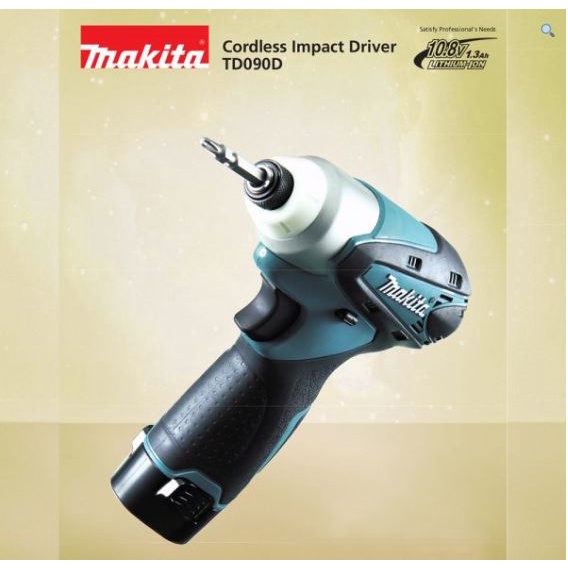 makita-cordless-impact-driver-model-td090-dz-สว่านไขควงไร้สาย-10-8-โวลล์-เครื่องเปล่า