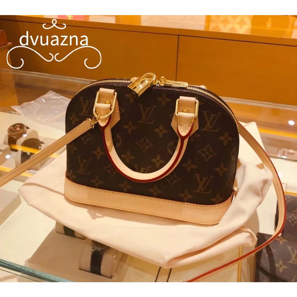 ของแท้-louis-vuitton-lv-alma-bb-shell-bag-handheld-shoulder-crossbody-bag