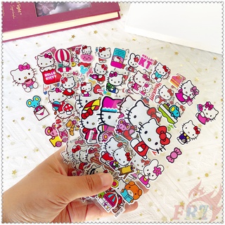▶ Sanrio สติกเกอร์ ลาย Hello Kitty Q-1 DIY สําหรับติดตกแต่ง 5 แผ่น ◀ สติกเกอร์ PVC รูปบับเบิ้ล 3 มิติ กันน้ํา ของเล่นสําหรับเด็ก