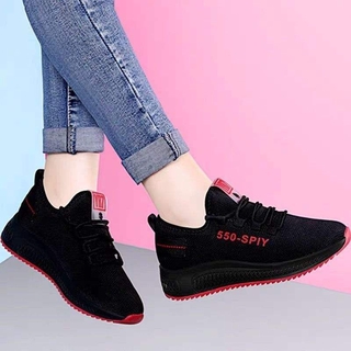 ภาพขนาดย่อของสินค้ารองเท้า รองเท้าผ้าใบ รองเท้าผ้าใบแฟชั่น รองเท้าทรงสลิปออน รองเท้าผ้าใบผู้หญิงรุ่น550 XH4