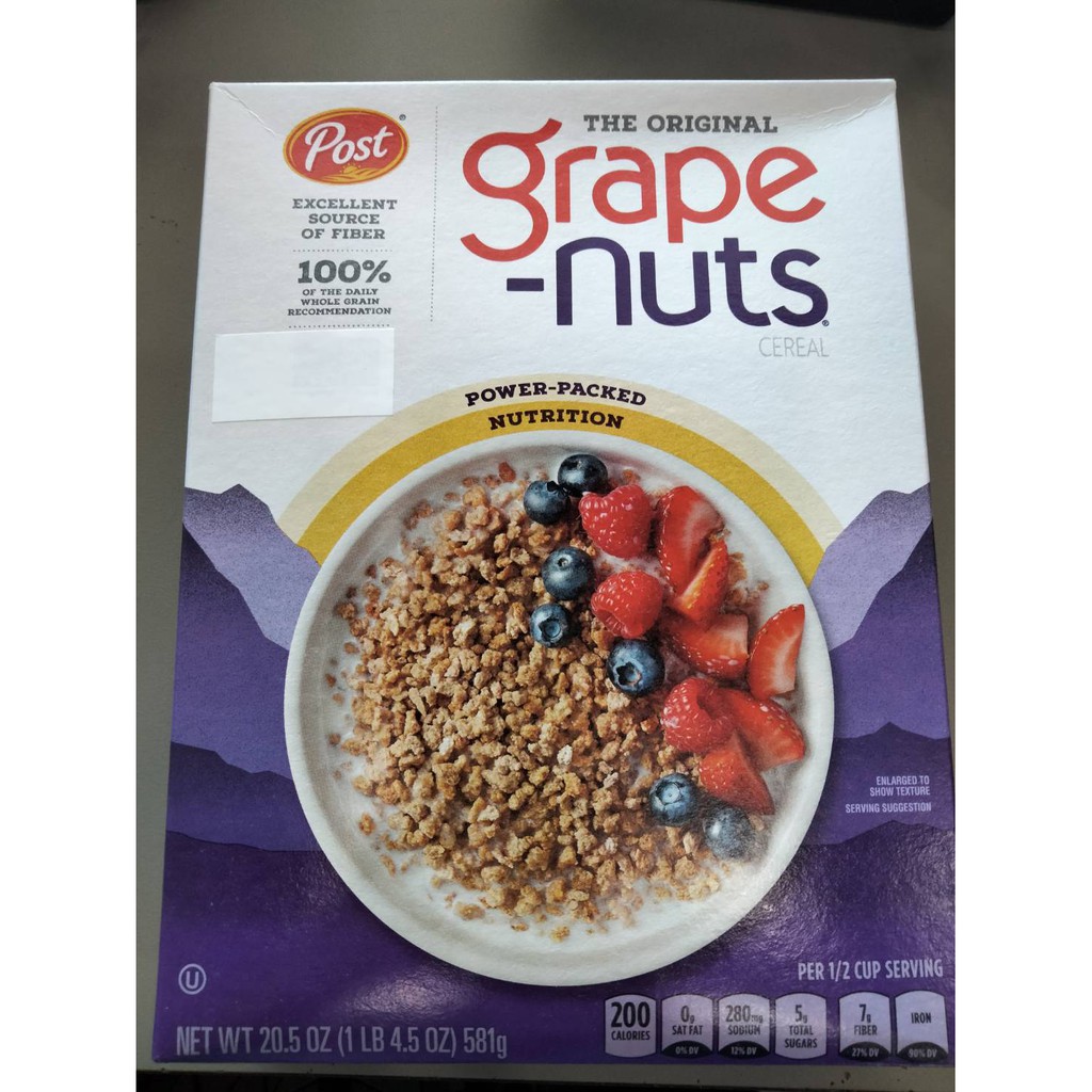 ภาพหน้าปกสินค้าPost Grape Nuts Cereal 581gm ราคาโปรโมชั่น
