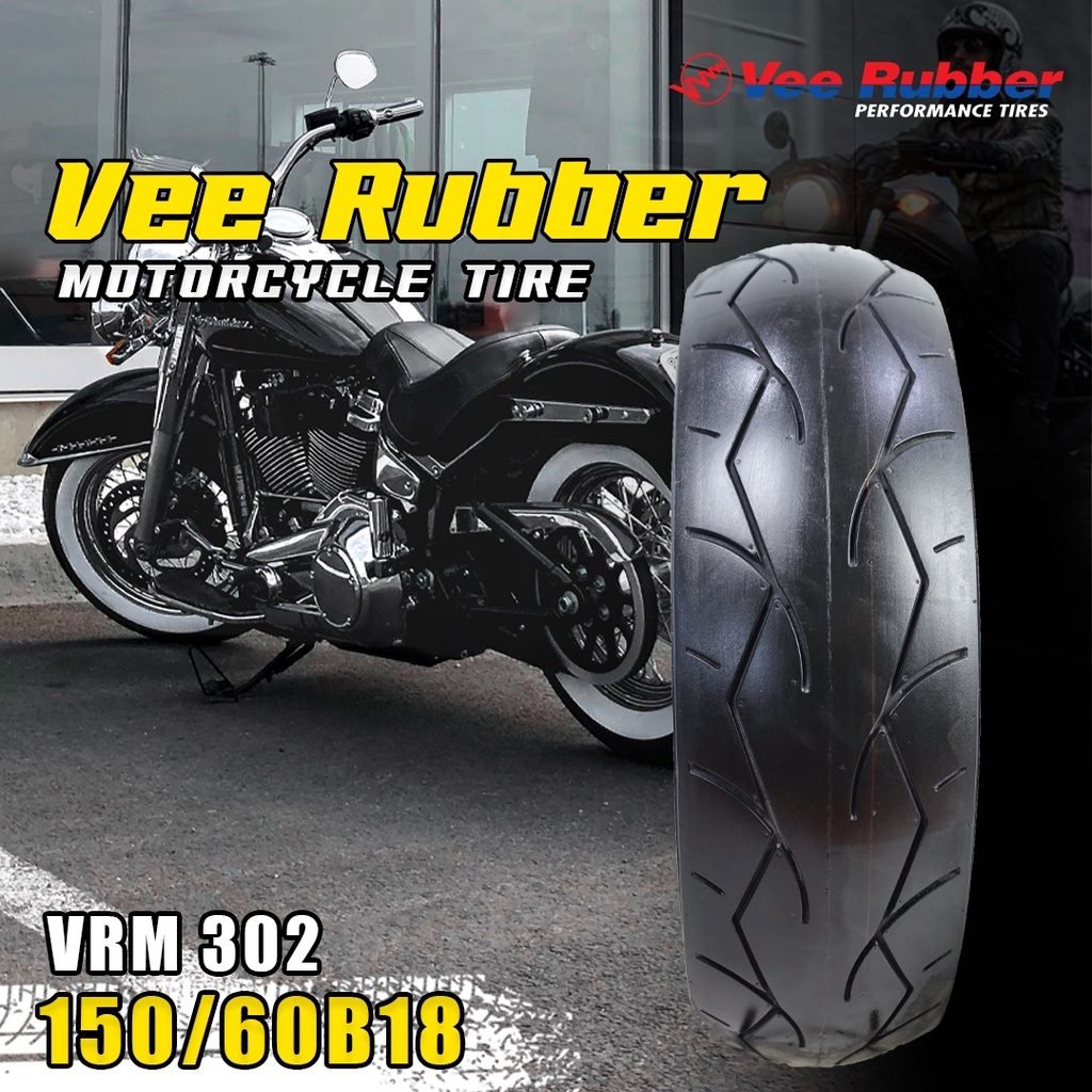 150-60-18-150-60ฺb18-รุ่นvrm302-ยี่ีห้อvee-rubber-ขอบขาว-ปี2020