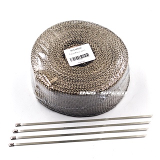 ผ้าพันท่อไอเสีย ยาว 5,10,15 เมตร กว้าง 5 ซม. Exhaust Heat Wrap