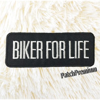 Biker for Life - ตัวรีด (Size M) ตัวรีดติดเสื้อ