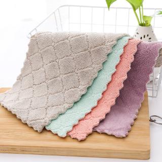 ภาพขนาดย่อของสินค้าCoral Fleece Towel, Bathroom Absorbent Towel, Kitchen Hand Wiping Tool