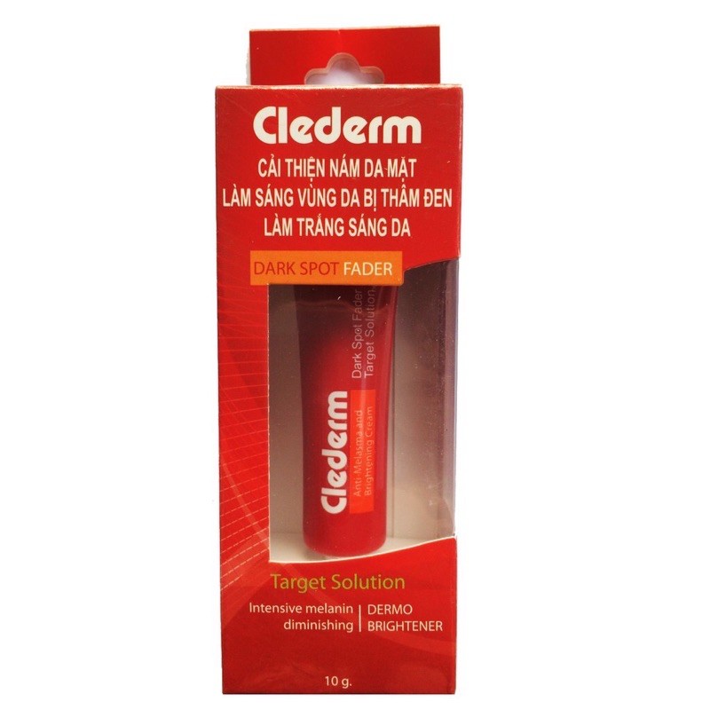 clederm-anti-melasma-and-brightening-cream-คลีเดิร์ม-ครีมทาสิวฝ้า-จุดด่างดำ-10-กรัม