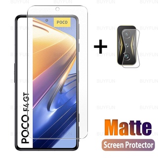 2in1 Matte Tempered Glass For Xiaomi Poco F4 GT 6.67 Camera Lens Screen Protector Film For Poco F 4GT F4GT Poxo Little F4 GT