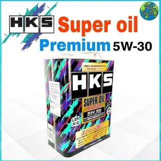 น้ำมันเครื่อง เบนซิน HKS SUPER OIL Premium 5W-30 ขนาด 4 ลิตร สังเคราะห์แท้100%