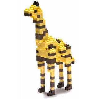 แท้ 100% จากญี่ปุ่น Nano Block นาโน บล็อค Kawada Japan ยีราฟ  Giraffe NBC-006 Over 130 Pieces/ชิ้น