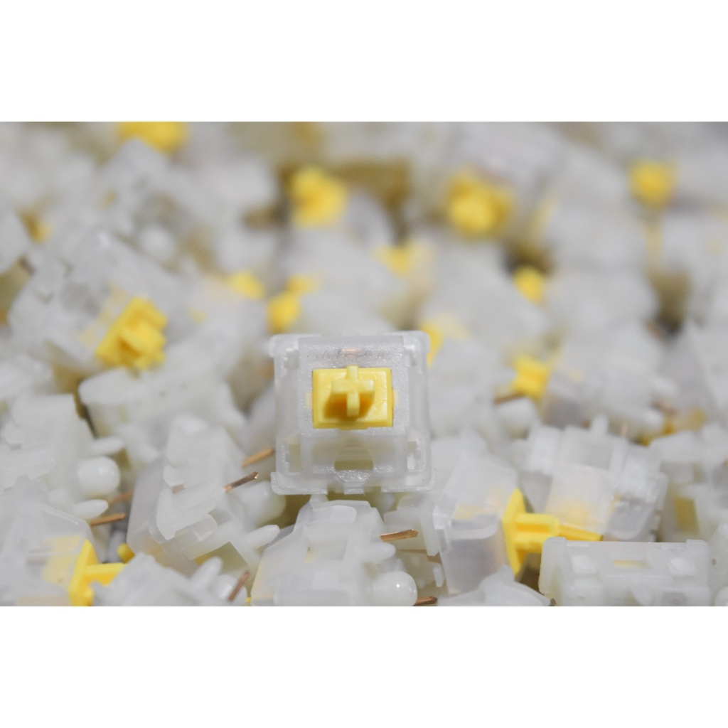 (10ชิ้น/รายการ) Geteron Switch Milky Yellow รุ่นยอดนิยมสาย Linear ห้าม ...