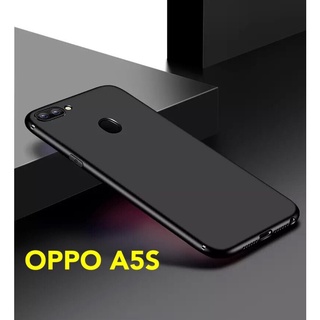 เคสนิ่ม เคสมือถือ OPPO A5S เคสโทรศัพท์ออฟโบ้ a5s เคสนิ่ม tpu case เคสสีดํา เคสซิลิโคน สวยและบาง ส่งจากไทย