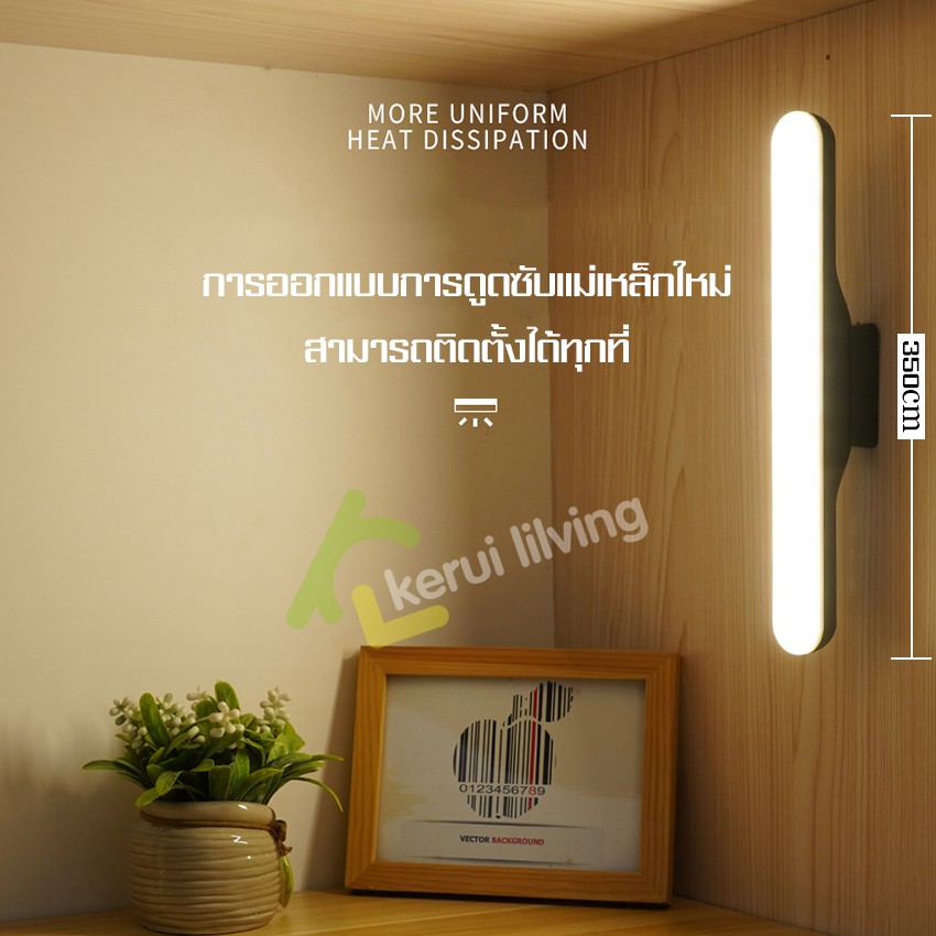 allsking-โคมไฟ-โคมไฟติดผนัง-หลอดไฟติดผนัง-ฐานแม่เหล็ก-โคมไฟอ่านหนังสือ-โคมไฟถนอมสายตา-หลอดไฟled-ปรับได้3ระดับ