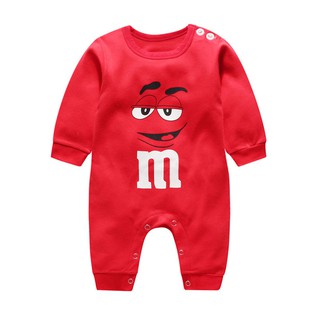 Ready Stock 0-24 month baby jumpsuit  newborn rompers Long sleeve childs clothes baby boys girls clothes