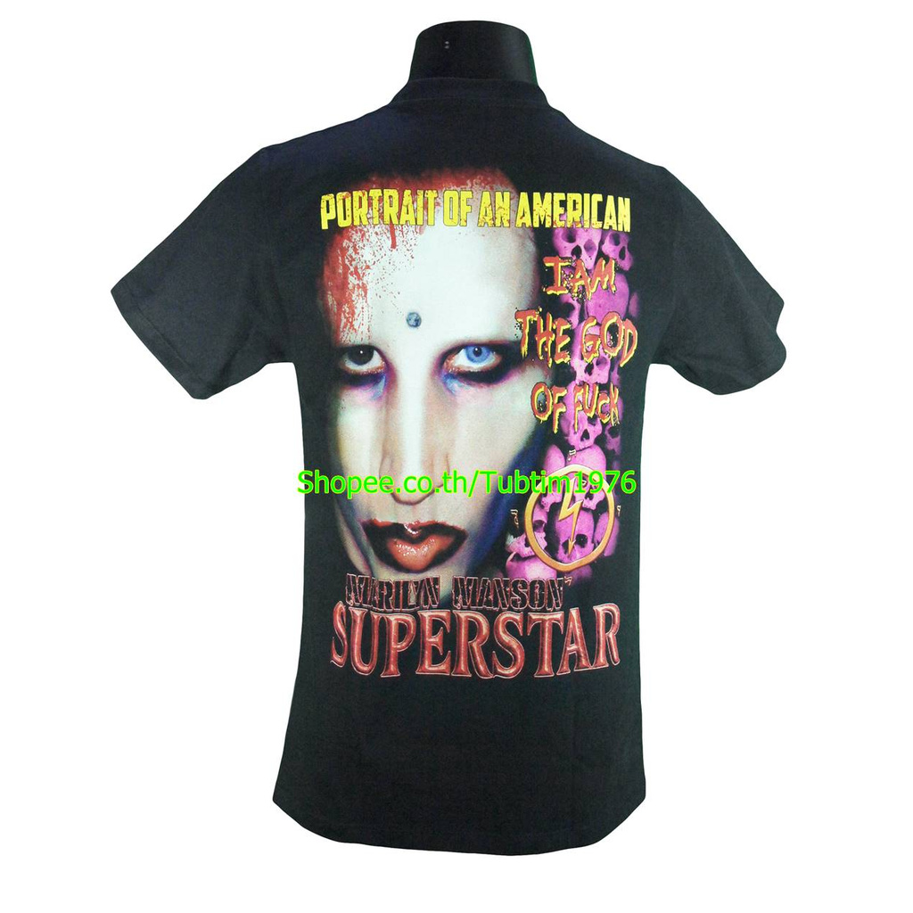 เสื้อยืดสุดเท่เสื้อวง-marilyn-manson-เสื้อวงร็อค-เมทัล-สากล-เสื้อวินเทจ-มาริลีน-แมนสัน-mms1807sto5xl