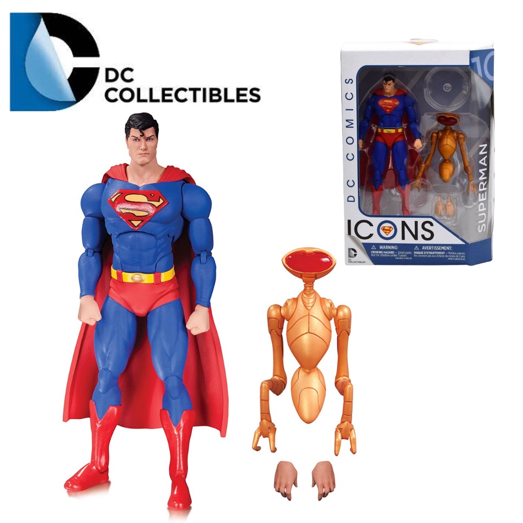 Figurine DC Direct Superman Trinity Man Of Steel 7" - NEUF Sous Scellé - 2008