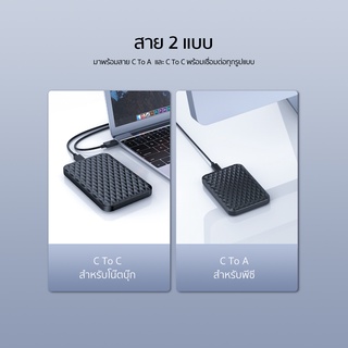ภาพขนาดย่อของภาพหน้าปกสินค้าORICO External HDD Case 2.5" HDD Case USB 3.0 to SATA 5Gbps Hard Drive Case for 7-9.5mm 2.5 inch SATA hd externo for PC(2520U3) จากร้าน orico.officialstore บน Shopee ภาพที่ 6