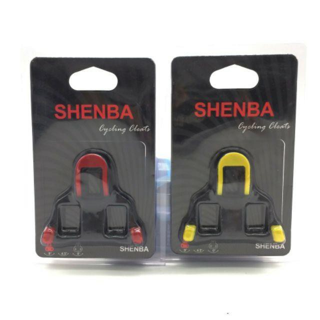 คลีทติดรองเท้า-shenba-คลีทจักรยาน-shimano-พร้อมอุปกรณ์ติดรองเท้า-สำหรับบันไดเสือหมอบ-ชิมาโน