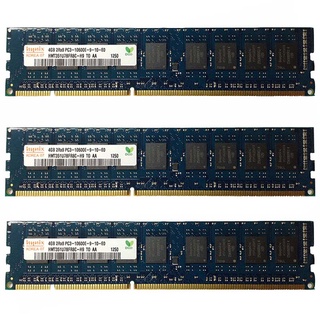 Hynix DDR3 หน่วยความจำ 2Rx8 4GB 8GB 16GB 1333MHz PC3-10600E เวิร์กสเตชัน ECC UDIMM 1.5V RAM ECC 240Pin Unbuffered Memory