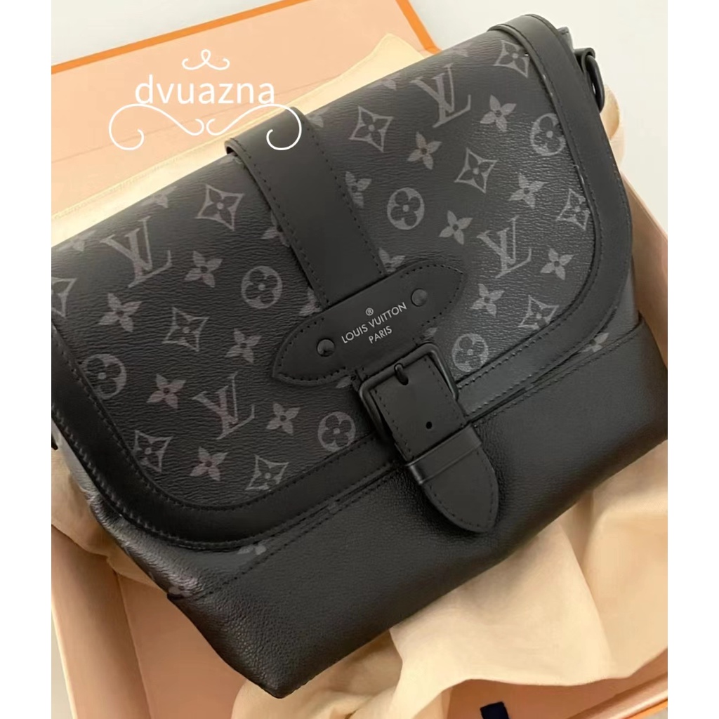 ของแท้-louis-vuitton-lv-saumur-canvas-one-shoulder-crossbody-bag