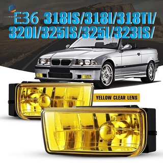 E36 ไฟตัดหมอก สีเหลือง แบบเปลี่ยน สําหรับ BMW M3 (E36) 3 Series 1992-1999 1 คู่