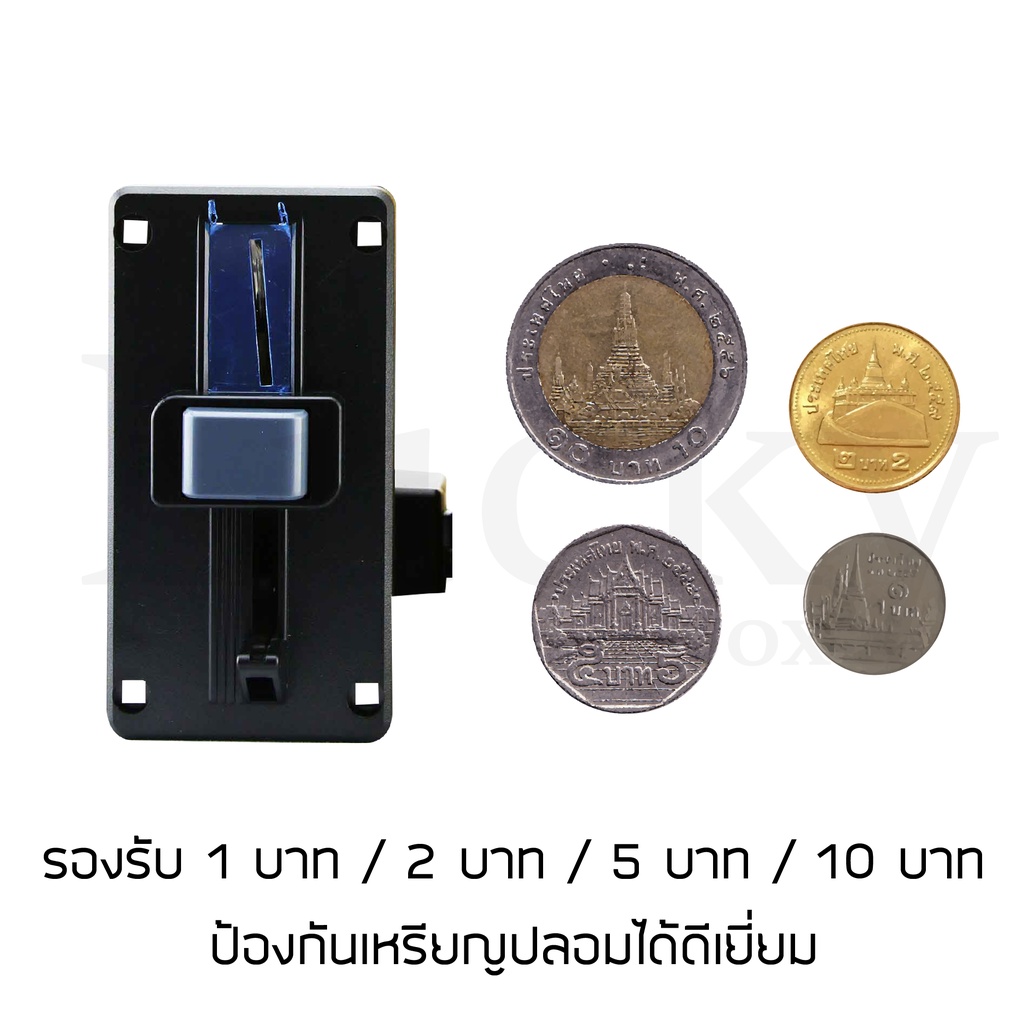 ชุดหยอดเหรียญรวม-ict-รองรับเหรียญ-1-บาท-2-บาท-5-บาท-และ-10-บาท