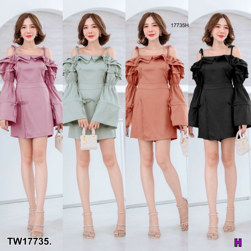 b17735-jumpsuit-จั้มสูทขาสั้น-jumpsuit-short-jumpsuit