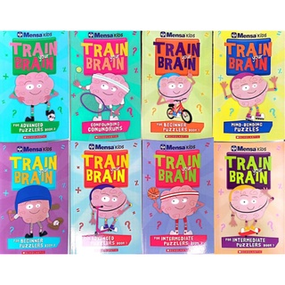 พร้อมส่ง🔥Mensa Train Your Brain ชุด 8 เล่ม หนังสือเสริมสร้างพัฒนาการณ์เด็ก