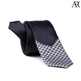 ANGELINO RUFOLO Necktie(NTS-กฟ.025) เนคไทผ้าไหมทออิตาลี่คุณภาพเยี่ยม ดีไซน์ Bottom Design สีเทา/ชมพู/ฟ้าเข้ม/ม่วง