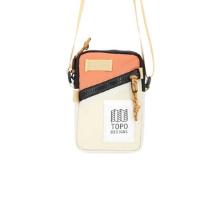 Topo Designs กระเป๋าสะพายข้าง รุ่น MINI SHOULDER BAG BONE WHITE/CORAL