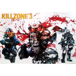 โปสเตอร์ เกม KILLZONE 3 (2011) POSTER 24”x35” Inch Action Warzone Video Game