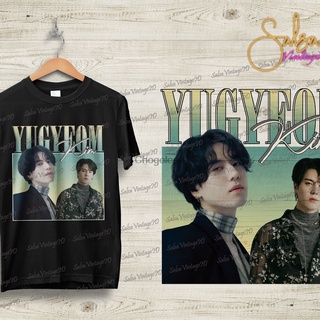 เสื้อยืดพิมพ์ลายแฟชั่น Got7 Kim Yugyeom Vintage 90&amp;amp;#เสื้อยืด พิมพ์ลาย Kim Yugyeom 39s ของขวัญวันเกิด สําหรับผู้ชาย