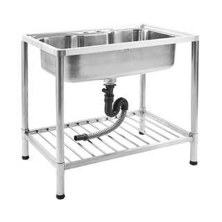 Sink stand SINK STANDING 1Bowl DYNA HOME DH 8050 C STAINLESS Sink device Kitchen equipment อ่างล้างจานขาตั้ง ซิงค์ขาตั้ง