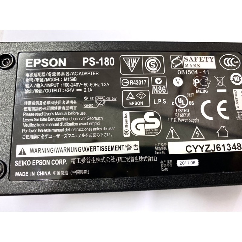 ps-180-epson-2-1aของแท้มือสอง