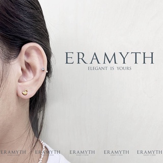 Eramyth jewelry ต่างหูปักก้าน ดีไซน์ หงส์ ฟ่นทราย ต่างหูเงินแท้ 92.5% สินค้ามาตรฐานส่งออก