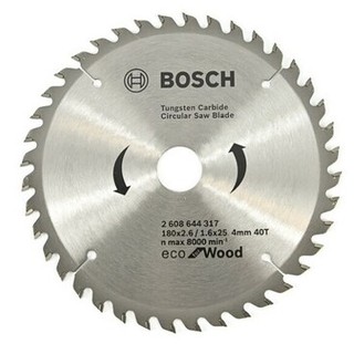 ภาพขนาดย่อของภาพหน้าปกสินค้าBOSCH ใบเลื่อยวงเดือน 7 นิ้ว 40 ฟัน รุ่น ECO FOR WOOD รุ่น 2608644317 จากร้าน nkpowertools บน Shopee ภาพที่ 1