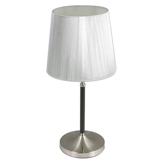 โคมไฟตั้งโต๊ะ ไฟตั้งโต๊ะ CARINI 857A สีขาว โคมไฟ โคมไฟ หลอดไฟ TABLE LAMP CONTEMPORARY MT 857A CARINI SILK WHITE