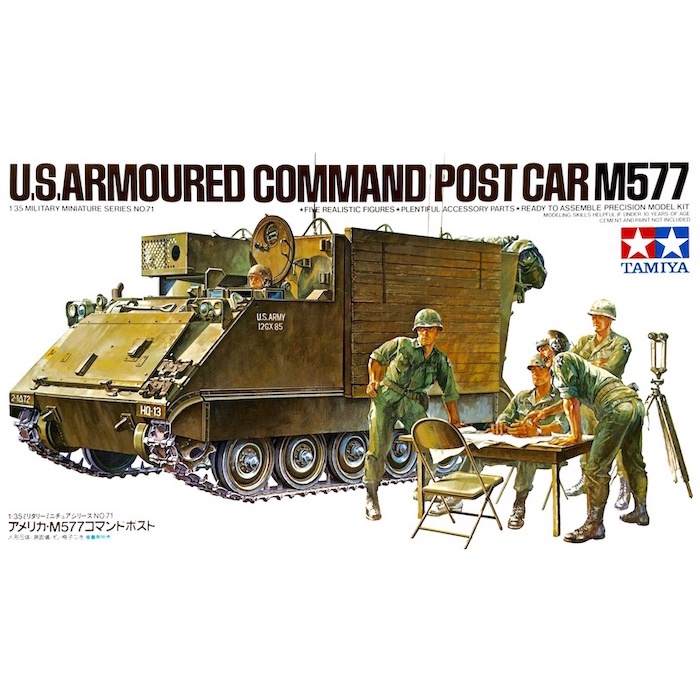 โมเดลประกอบ-tamiya-1-35-ta35071-u-s-armoured-command-post-car-m577