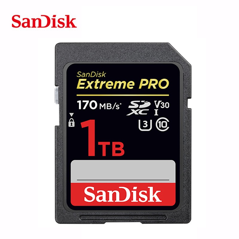 การ์ดหน่วยความจำSanDisk Extreme Memory Card PRO SD card 1TB SDHC UHSI
