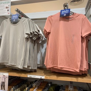 uniqlo 100% dry-ex แห้งไว เหมาะใส่หน้าร้อนออกกำลังกาย ระบายเหงื่อ ไม่อับ แห้งง่าย ของแท้💯💯จากช็อป