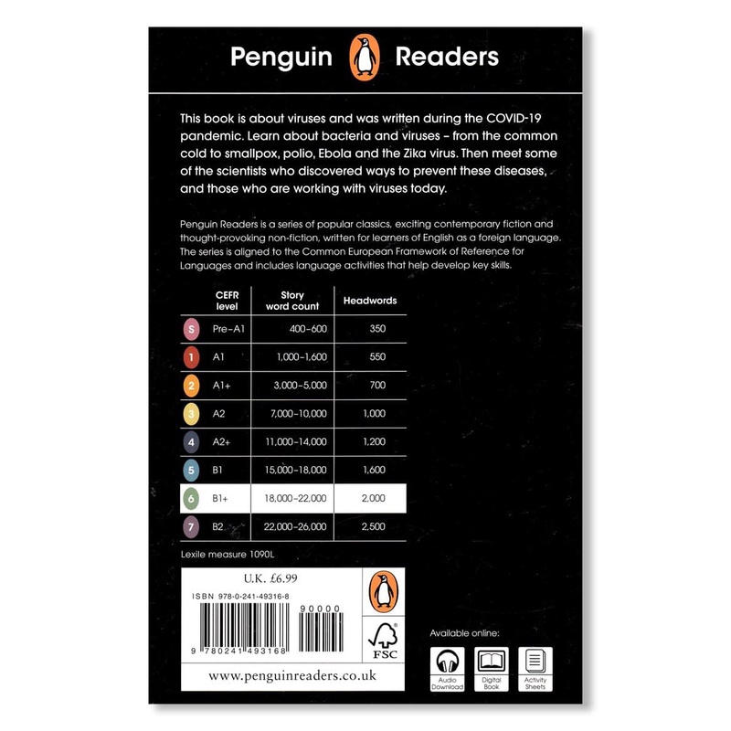dktoday-หนังสือ-penguin-readers-6-viruses-and-pandemics-book-ebook