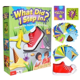 เกมไพ่จับคู่ เกมใช้ความจำ ฉันเหยียบได้อะไร -  What did I Step in? Matching & Memory Game Party