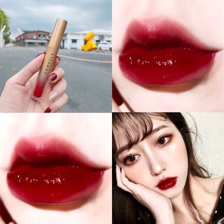 ลิปสติกลิปจุ่มลิปกลอส เนื้อแมท กันน้ำ ติดทนนาน แดงส้มอิฐ ราคาถูกlipstick 2.8g-1021