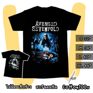 ถูกที่สุดพร้อมส่งฟรี เสื้อวง Avenged Sevenfold เสื้อวงวินเทจ90 เสื้อยืดวินเทจ เสื้อยืดแฟชั่น เสื้อวง เสื้อดำ  เสื้อทรงเอ