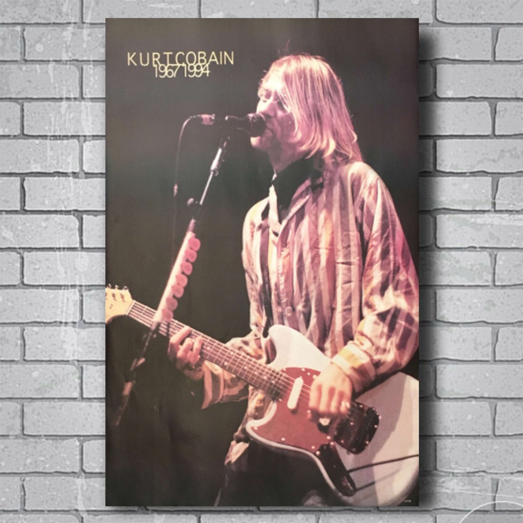 โปสเตอร์-kurt-cobain-โปสเตอร์วงดนตรี-โปสเตอร์ติดผนัง-โปสเตอร์สวยๆ-poster