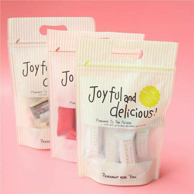 ถุงซิปล็อค-ถุงขนมซิปล็อค-ลายทาง-joufuland-delicious-48-50-ใบ-แพค